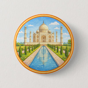 India's Taj Mahal Button