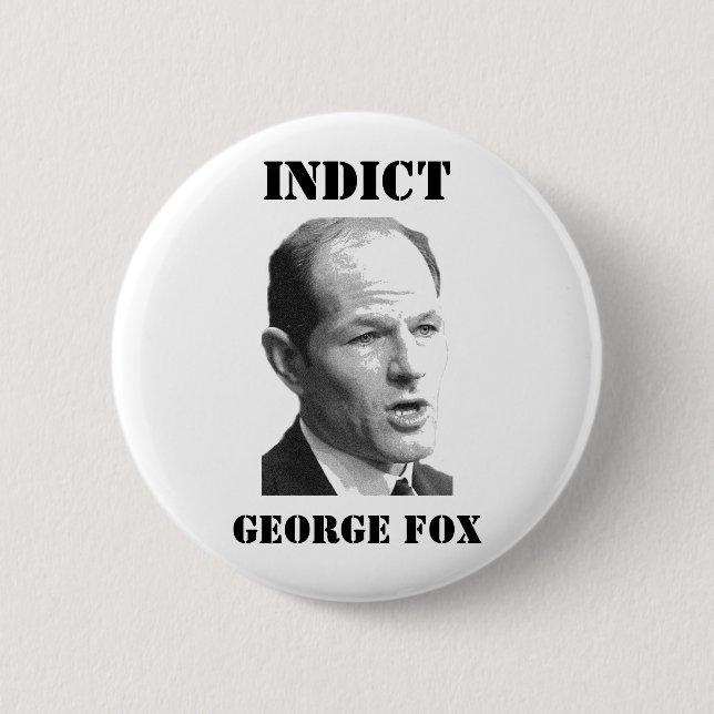 INDICT George Fox Button (Front)