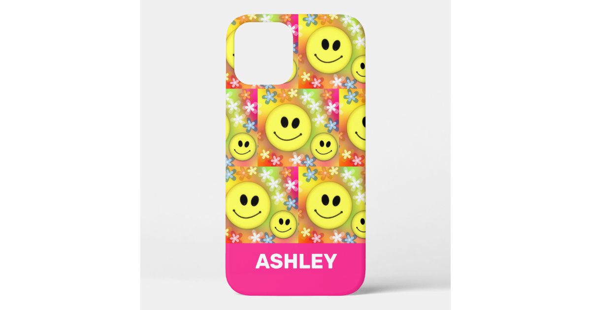 Indie Aesthetic Indie Kid Smiley Face Your Name Case Mate Iphone Case Zazzle Com