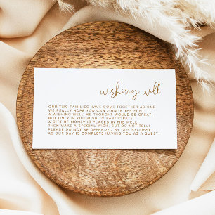 INDIE Boho Burnt Orange Wishing Well Card