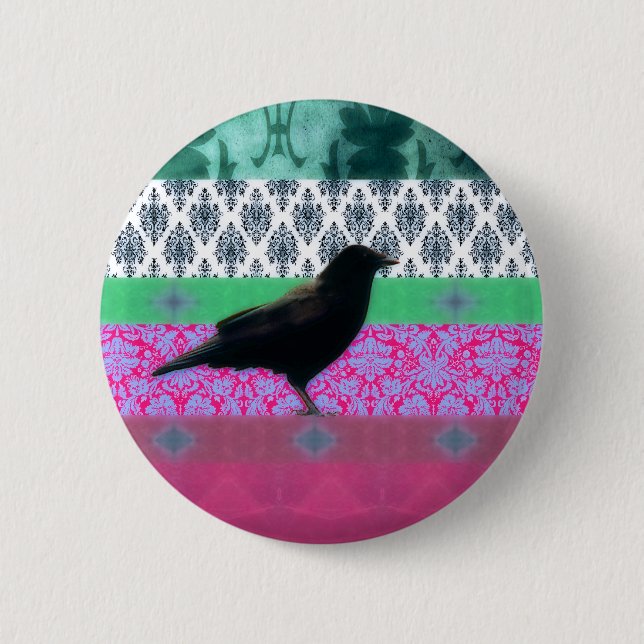 Indie Crow Button (Front)