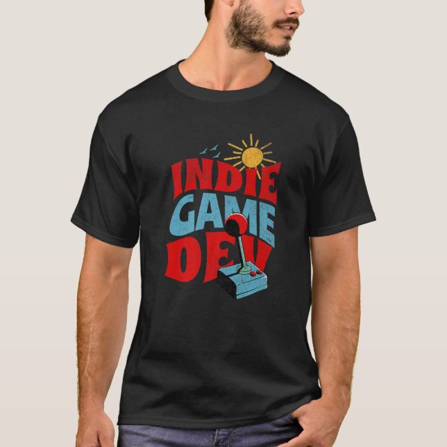 Indie Game Dev Gamer Game Developer T-Shirt (Front)