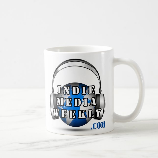 Indie Media Weekly logo mug (Right)