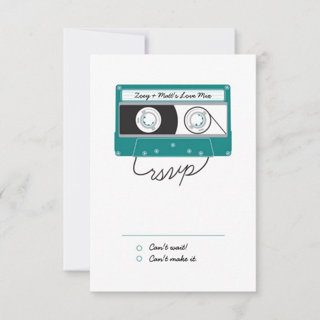 Indie Mixtapes (Teal / Silver) RSVP (Front)