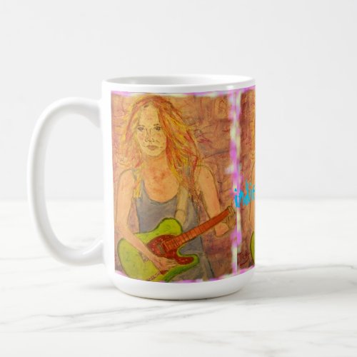 indie rock girl Art Coffee Mug