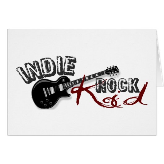 Indie Rock Kid Cards (Front Horizontal)