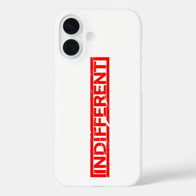 Indifferent Stamp Case-Mate iPhone Case (Back)