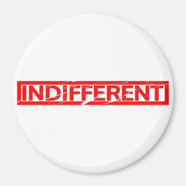Indifferent Stamp Magnet (Front)