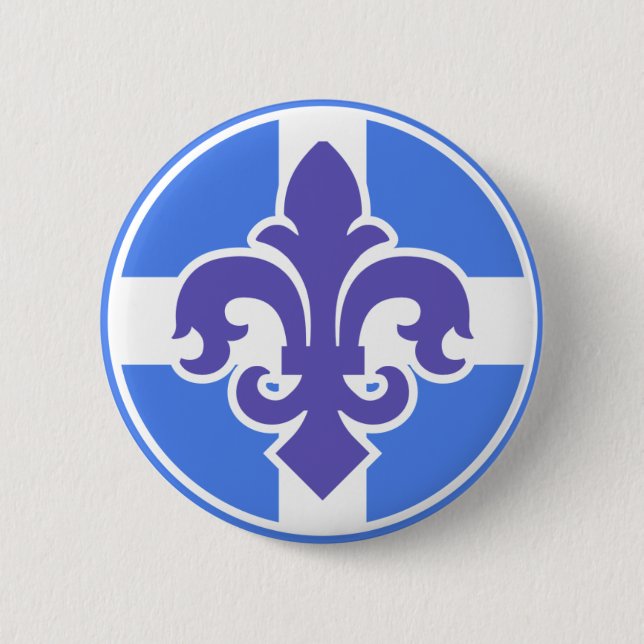 Indigene du Quebec Button (Front)