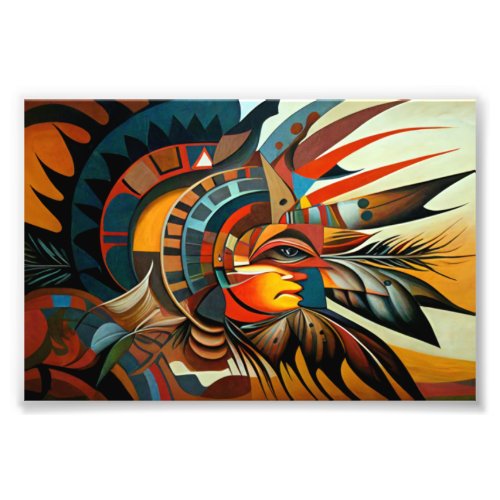 Indigenous Abstract Art Native American Art Photo Print