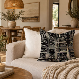 Indigenous African Fabric Throw Pillow Home Decor