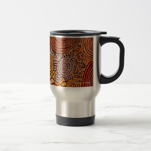 Indigenous Art, Artist: Walangkura Napangka Travel Mug (Right)
