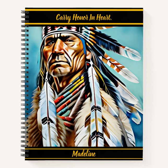Indigenous Art Logbook: Cultural Touch Notebook (Front)