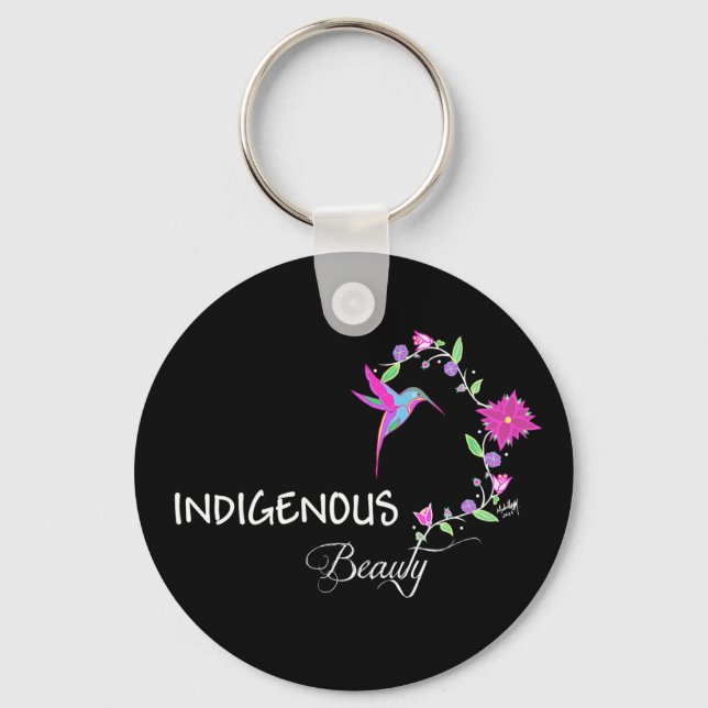 Indigenous Beauty Keychain (Front)