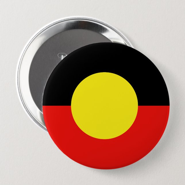 Indigenous Flag Button (Front & Back)