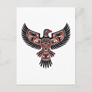 Indigenous Haida People Of The Pacific Northwest  Holiday Postcard
