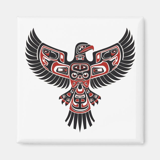 Indigenous Haida People Of The Pacific Northwest  Magnet (Front)