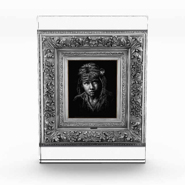 Indigenous Native American. Photo Block (Front)