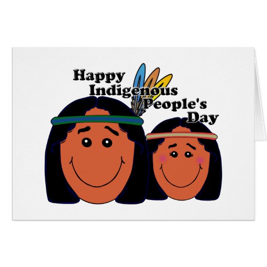 Indigenous People's Day Cards (Front Horizontal)