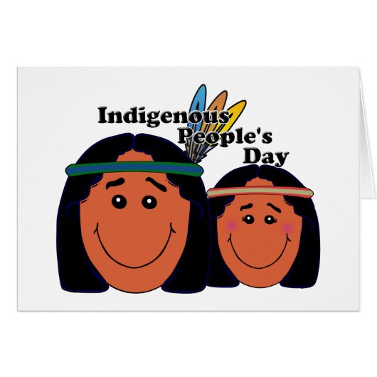 Indigenous People's Day (Columbus Day) Cards (Front Horizontal)