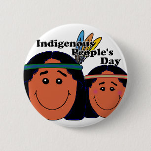 Indigenous People's Day Pinback Button