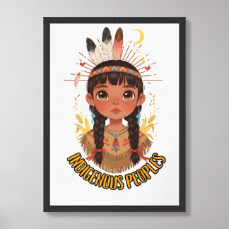 Indigenous Peoples Native History & Awareness Framed Art