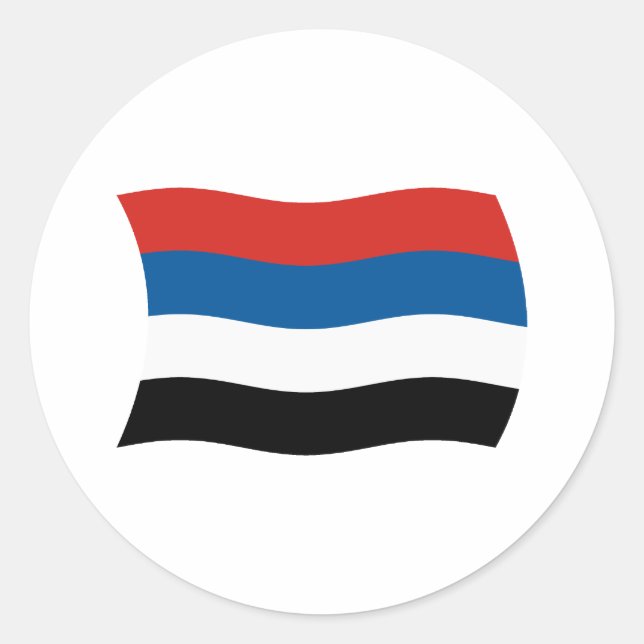 Indigenous Peoples of Colombia Flag Sticker (Front)