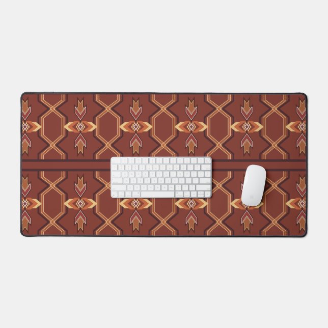 Indigenous Print 3 Desk Mat (Keyboard & Mouse)