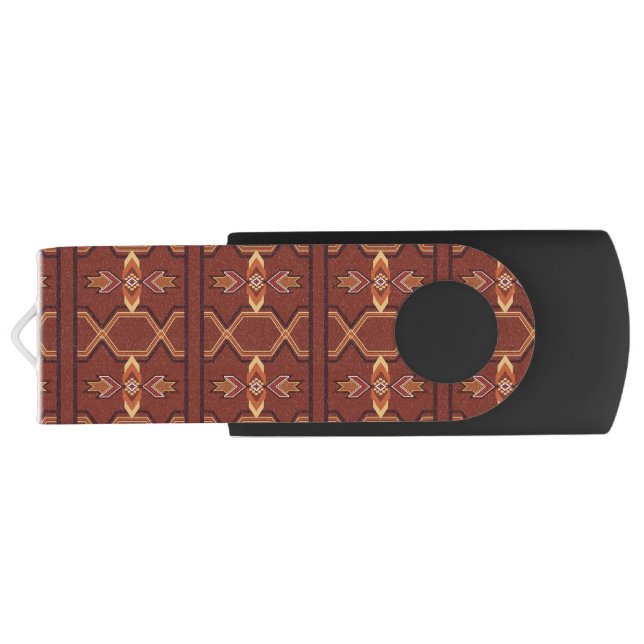Indigenous Print 3 USB Flash Drive (Back)