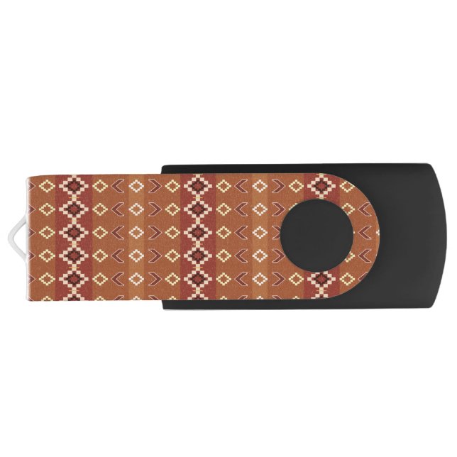 Indigenous Print 4 USB Flash Drive (Back)