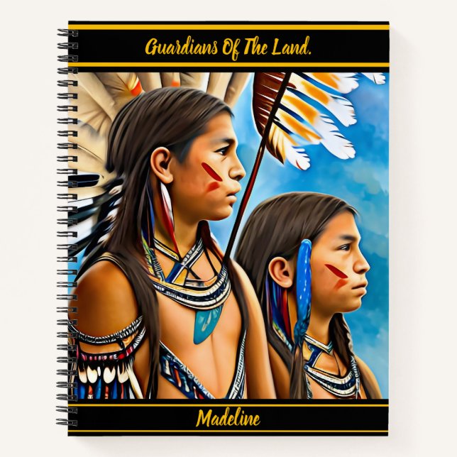Indigenous Record Notebook: Artistic Touch Notebook (Front)
