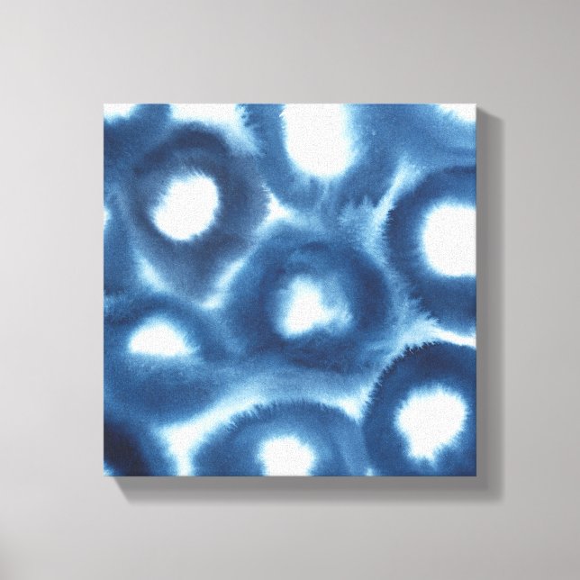 Indigio Watercolor Print Circles (Front)