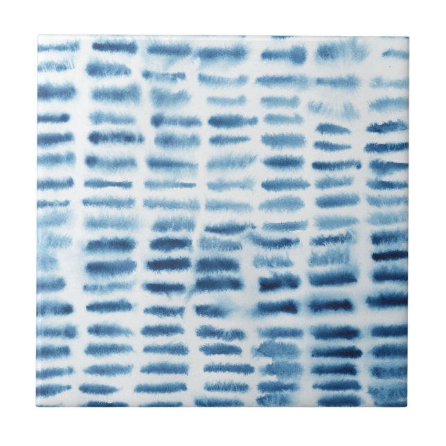 Indigio Watercolor Print Tile (Front)