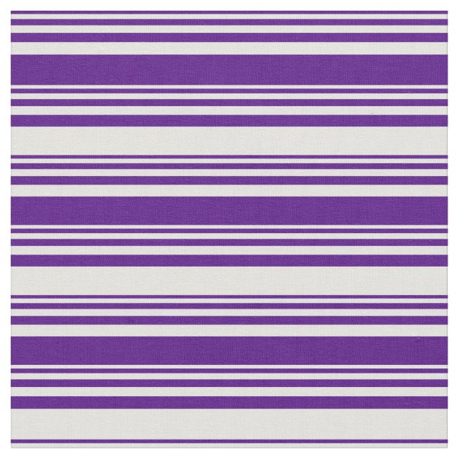 Indigo and Light Cyan Lined/Striped Pattern Fabric (Close Up)