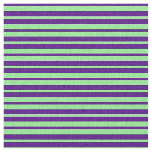 Indigo and Light Green Stripes Pattern Fabric