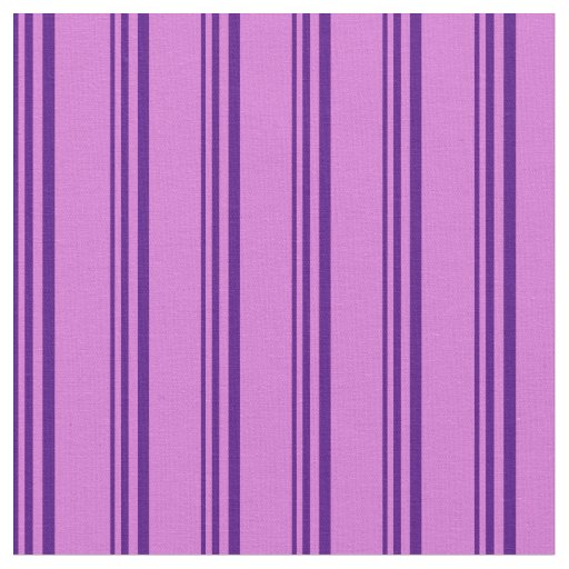 Indigo and Orchid Striped Pattern Fabric