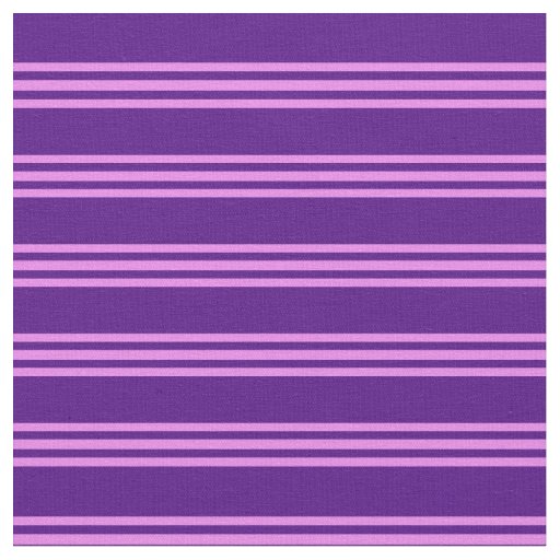 Indigo and Violet Lined Pattern Fabric