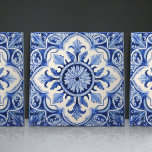 Indigo Azulejo Blue Portuguese Lisbon Decorative Ceramic Tile<br><div class="desc">Indigo Azulejo Blue Portuguese Lisbon decorative ceramic tiles are a beautiful and unique addition to any home. A high-quality product with a timeless aesthetic. The blue color of the tiles is inspired by the indigo blue of Lisbon's famous azulejo tiles, adding a touch of history and culture to your space....</div>
