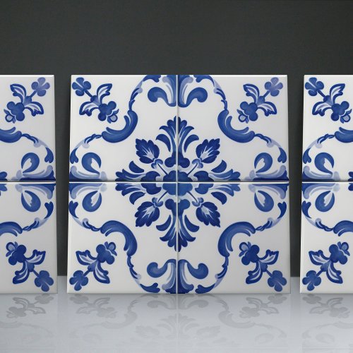 Indigo Azulejo Blue Portuguese Tile