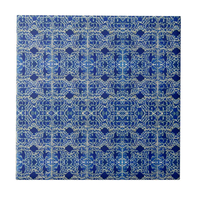 Indigo Azulejos Portuguese tiles (Front)
