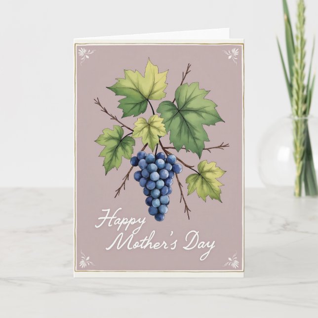 Indigo Berry Mothers Day Card (Front)