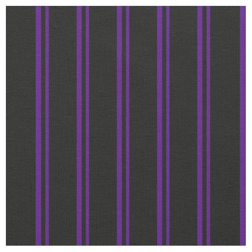 Indigo & Black Stripes Fabric