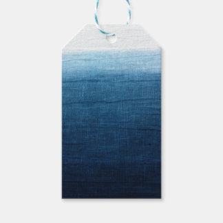 Indigo Blue Dip Dyed/Ombre' Fade Ocean Beauty! Gift Tags