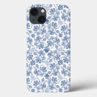 Indigo Blue Ethnic Floral Samsung Note 4 Case
