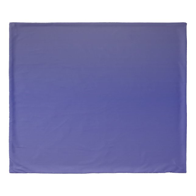 Indigo Blue Gradient Duvet Cover (Front)