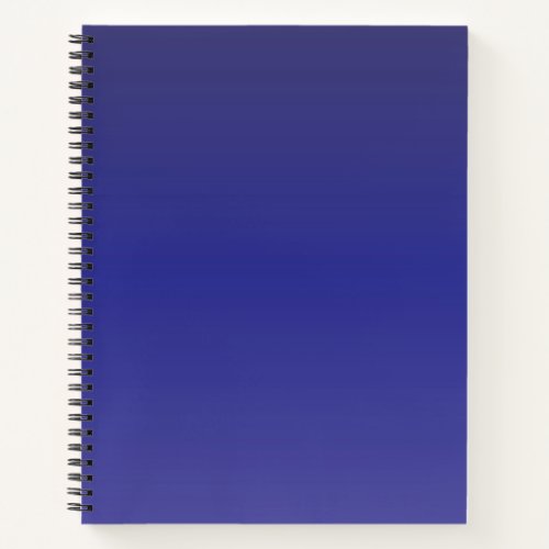 Indigo Blue Gradient Notebook