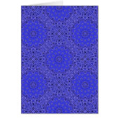 Indigo Blue Paisley Western Bandana Scarf Print (Front)