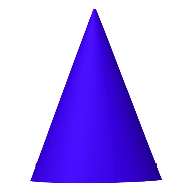 Indigo Blue Party Hat (Front)