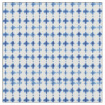 Indigo Blue Shibori Tie Dye Abstract Fabric