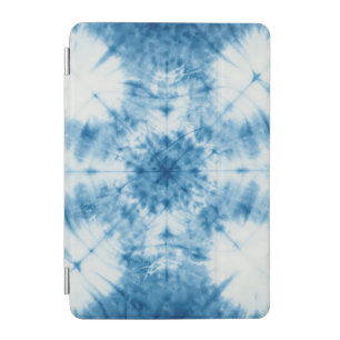 Indigo Blue Shibori Tie Dye Pattern iPad Mini Cover